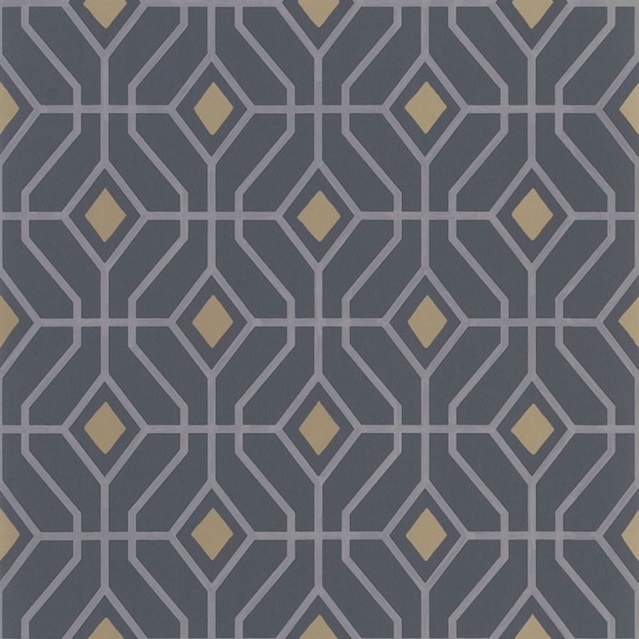 Обои Designers Guild Geometric volume 1 Laterza Graphite PDG1026/05